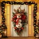 thumbnail image 1 of Adornos navideños, adornos navideños, regalos navideños, cubierta de puerta navideña, decoración navideña, cubierta de puerta, ambiente de fiesta navideña, tela de fondo, cubierta de puerta de poliést, 1 of 6