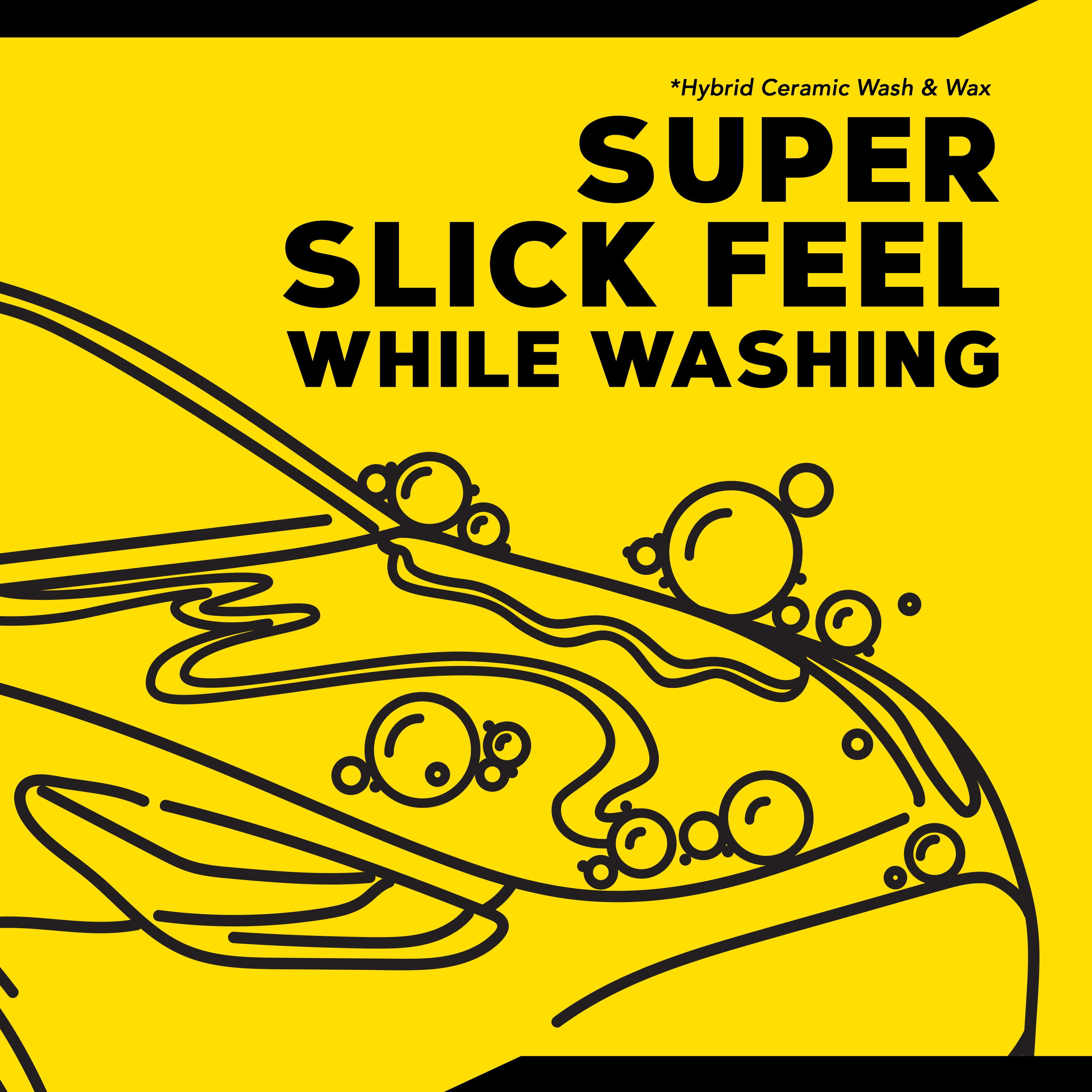 Meguiar’s Hybrid Ceramic Starter Kit, Includes Car Wash, Wax, Detailer, & Tire Shine