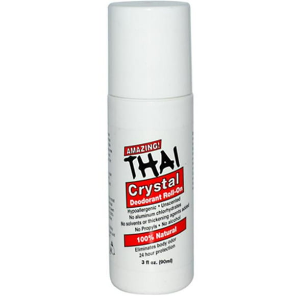 Thai Deodorant Stone 0866244 Thai Crystal Deodorant Mist Roll-On - 3 oz