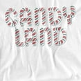thumbnail image 2 of Candy Land Candy Land Logo Women's T Shirt, White, Large, 2 of 6