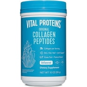 Vital Proteins Collagen Powder Supplement Hydrolyzed Peptides - Non-GMO, Dairy&Gluten Free Unflavored 10oz