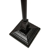 HomeRoots 62" Brown Two Light Traditional Shaped Floor Lamp