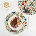 thumbnail image 4 of Flowers Of Rabbits Trivet Mats Woven Pot Holders 3Pcs Non-Slip Heat Resistant for Hot Pots Pans Pats, 4 of 6