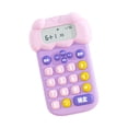 thumbnail image 2 of Calculadora de dinosaurios, calculadora de escritorio para oficina, material didáctico, aprendizaje inteligente. Rosa, 2 of 9