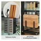 thumbnail image 3 of Escurreplatos CACAGOO de 2 niveles: ajustable, de gran capacidad y compacto para encimeras de cocina., 3 of 8