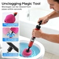 thumbnail image 3 of High Pressure Toilet Plunger, 2026 New Powerful Air Drain Unclogger, Toilet Auger Clog Remover Tool Sink Plunger Bathroom Toilet Unclogger Tool Heavy-Duty Clog Remover for Bathroom Drains (3Pcs), 3 of 9