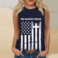 thumbnail image 4 of VKOYWKM Womens American Flag Tank Tops 4th of July Sleeveless Shirts Patriotic Crew Neck Loose Fit Memorial Day Vest Top, 4 of 4