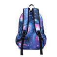 thumbnail image 3 of Petmoko Starry Women's Backpack Fashion Waterproof Multi-layer Pocket Student Bag,3Pcs/Sets Canvas School Backpacks for College, 3 of 5