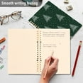 thumbnail image 4 of FORMRS 1-Subject Spiral Notebook 8" x 5" College Ruled 60 Refillable Sheet A5 Hard Cover, New Year Tree Pattern, 4 of 7