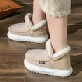 thumbnail image 5 of Botas de nieve cálidas y esponjosas para mujer, calzado cómodo con suela gruesa y suave, plataforma, botas gruesas de algodón para parejas, 5 of 5