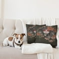 thumbnail image 4 of Ambesonne Gothic Throw Pillow Cover 2 Pack, Calavera Woman, 16", Army Green Salmon, 4 of 7
