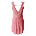 thumbnail image 6 of Tosmy Women Sexy Lingerie Mesh Lace Slip Dress Nightgown Sleepwear, 6 of 6
