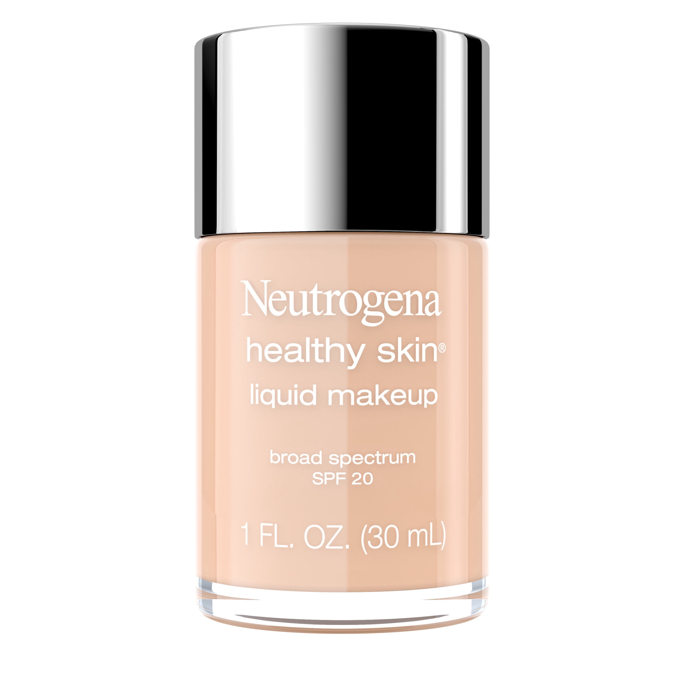 (2 pack) Neutrogena Healthy Skin Liquid Makeup, Medium Beige 80, 1 fl. oz