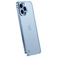 thumbnail image 4 of Decase For iPhone 14 Pro Max,Slim Hybrid Shockproof Matel Bumper Camera Lens Protector Matte Case Cover,Blue, 4 of 7