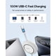thumbnail image 2 of Cable USB C Baseus de 100 W y 2 m de carga rápida retráctil, 2 of 7