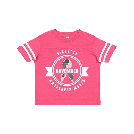 

Inktastic Diabetes Awareness Month November Gift Toddler Boy or Toddler Girl T-Shirt