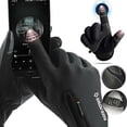 thumbnail image 5 of ZOELNIC Men Women Touch Screen Winter Sports Windproof Waterproof Outdoor Warm Gloves, 5 of 6