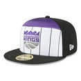 thumbnail image 3 of Men's New Era  White/Black Sacramento Kings 2025 NBA Tip Off Split Panel 59FIFTY Fitted Hat, 3 of 5