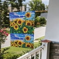 thumbnail image 5 of Easygdp Landscape With Sunflowers Garden Flag Yard Flag Welcome Flag, Double-Sided, Weather Resistant for Outdoor Decor - 28"x40", 5 of 9