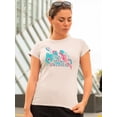thumbnail image 2 of You Are My Universe Paint T-Shirt Women -Image by Shutterstock, Female Large, 2 of 4