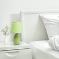 thumbnail image 5 of Simple Designs Mini Egg Oval Ceramic Table Lamp, Green, 5 of 10