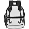 thumbnail image 5 of Janrevotw Heavy Duty Clear Transparent Backpack See Through Bookbag With Multi Color Choices For School Sports Stadium And So On, 5 of 5