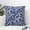 Thistle Damask Navy Blue and White, variant on Teal Green Blue Vintage Floral Botanical William Morris Greenery Forest Fox Blue Green Decorative Throw Pillow Covers 18x18 inch Pillowcase Aesthetic Cushion Cover for Home Decor Sofa Living Room