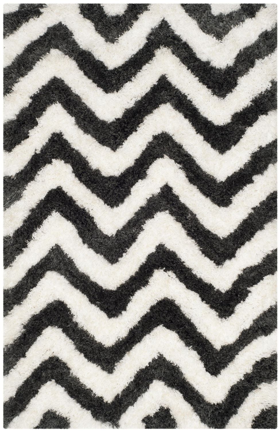 Safavieh Barcelona Carmella Zigzag Stripes Shag Area Rug