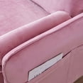 thumbnail image 6 of Wulawindy Velvet Fabric sofa with pocket-71‘’pink, 6 of 6