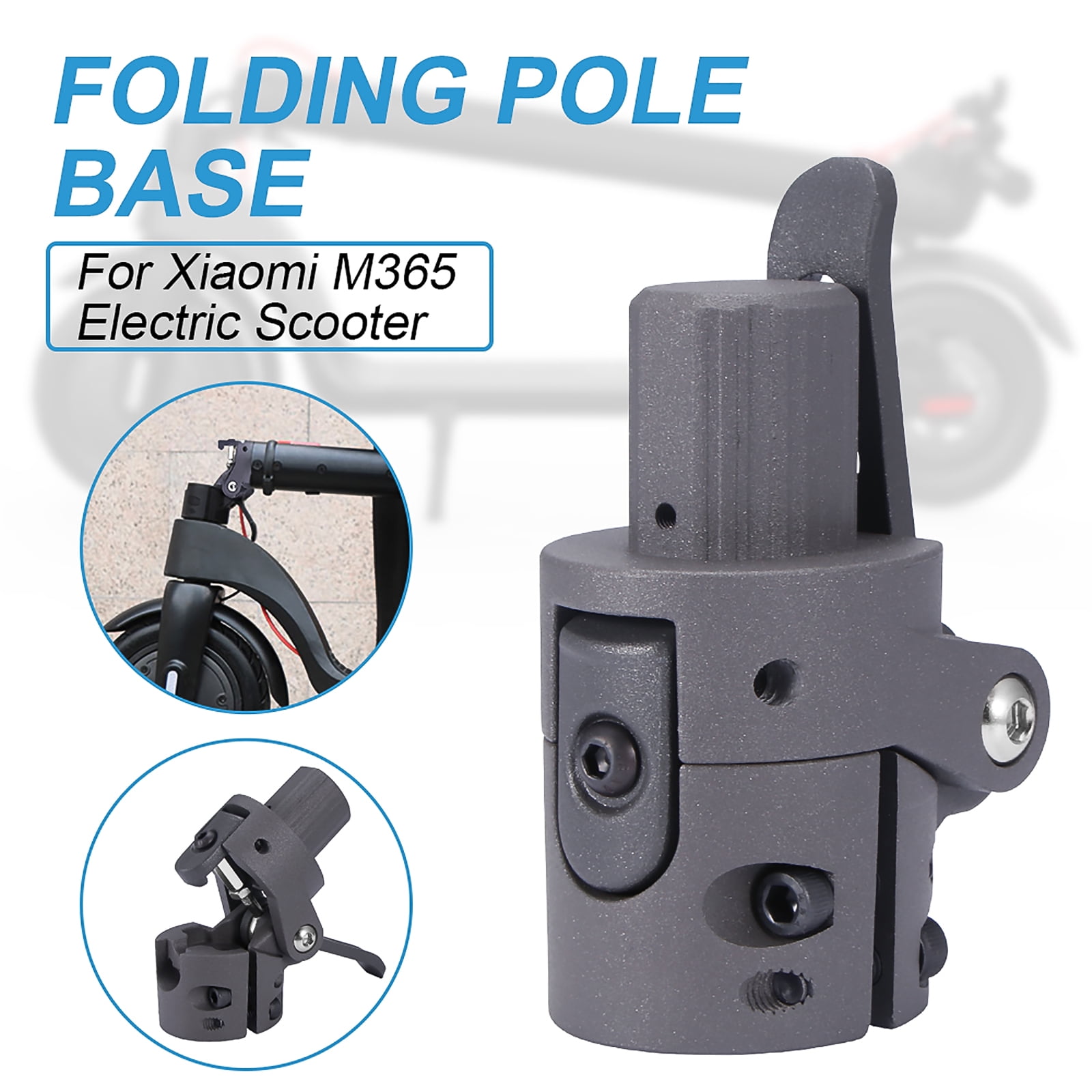 Replacement Folding Pole Base For M365 Electric Scooter Parts Black Foldab 