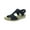 Navy, variant on Womens Alba Laser Cut Faux Leather Slingback Sandals
