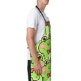 thumbnail image 2 of Uemuo Cute Green Frog Pattern Waterproof Apron Adjustable Dishwasher Apron- Apron for Women Men Heavy Duty Work Apron for Dishwashing Chemical Lab, 2 of 9