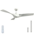 thumbnail image 4 of Dextrus 52" Modern Ceiling Fan with Remote, 3 Durable ABS Blades, 6 Speeds DC Fan for Living Room, Bedroom, Kitchen, Silver, 4 of 5