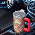 thumbnail image 6 of OBREWU Pioneer Flower Tumbler with Handle and Lid,40oz Pioneer Flower Double Wall Vacuum Insulated Tumbler,Pioneer Flower Cups Gift for Women and Men, 6 of 7