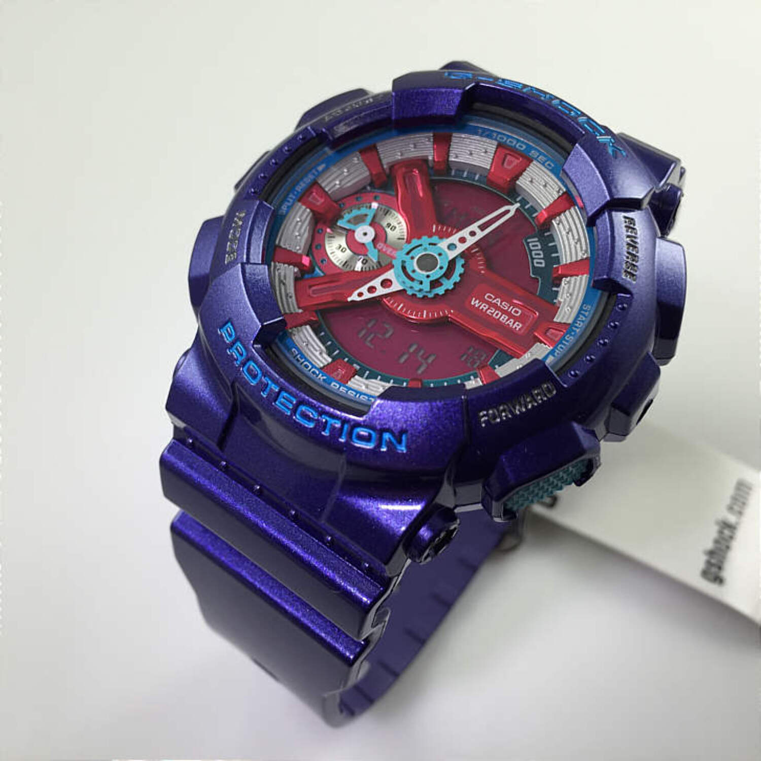 Women’s Casio G-Shock G-110 Metallic Purple Plum Series Casio G-Shock Watch GA110WS-7A – Christine Jewellers main image 2