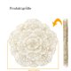 thumbnail image 2 of Juego de 6 alfombrillas redondas doradas con diseño elegante de acacia dulce y flores, alfombrilla redonda de vinilo para mesa de cocina, decoración para bodas y fiestas, 2 of 5