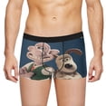 thumbnail image 5 of Ropa interior para hombre de seda de leche con diseño de Gromit, bóxer, calzoncillos para hombre, calzoncillos tipo bóxer para hombre, 5 of 5