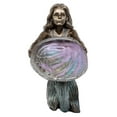 thumbnail image 4 of Ebros Gift Mermaid Holding Abalone Shell Platter Jewelry Dish Figurine 9"L, 4 of 7