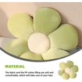 thumbnail image 4 of Un regalo lindo Cojín de flores, cojín de asiento con forma de flor de 60 cm, bonito cojín de margaritas para decoración de habitación de niñas y preadolescentes, cojín de suelo con flores para leer, 4 of 5