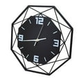 thumbnail image 2 of Fashion Simple Wall Quartz Clock Large Decor Modern Living Room Bedroom(Black), 2 of 8