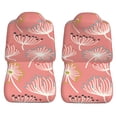 thumbnail image 5 of XMXT 2Pcs Car Seat Cover Decor Protector, Pink Dandelion Print Front Seat Covers for Cars SUVs, Universal Fit, 5 of 9