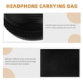 thumbnail image 2 of FRCOLOR Portable Headphone Storage Bag Made of Durable EVA Material for Excellent Protection Black 1pc, 2 of 7