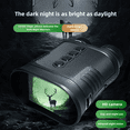 thumbnail image 3 of BekinTek Handheld 4K Night Vision Binoculars Rechargeable Telescope Infrared NVG Goggles Full Dark Observe 7x IR Adjustment 8x Digital Zoom 4K Video Record Large HD Screen with 32G TF Card, 3 of 8