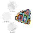 thumbnail image 3 of Lsque Cute Dogs Collage Pattern Knitted Beanie, Unisex Winter Hat, Knit Hat Winter Beanies Thick Fisherman Beanies Cuffed Plain Skull Caps, 3 of 6