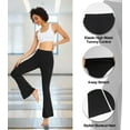thumbnail image 5 of QRIC Bootcut Yoga Pants High Waisted Workout Pants for Women Bootleg Work Pants Dress Pants (S-XL), 5 of 6