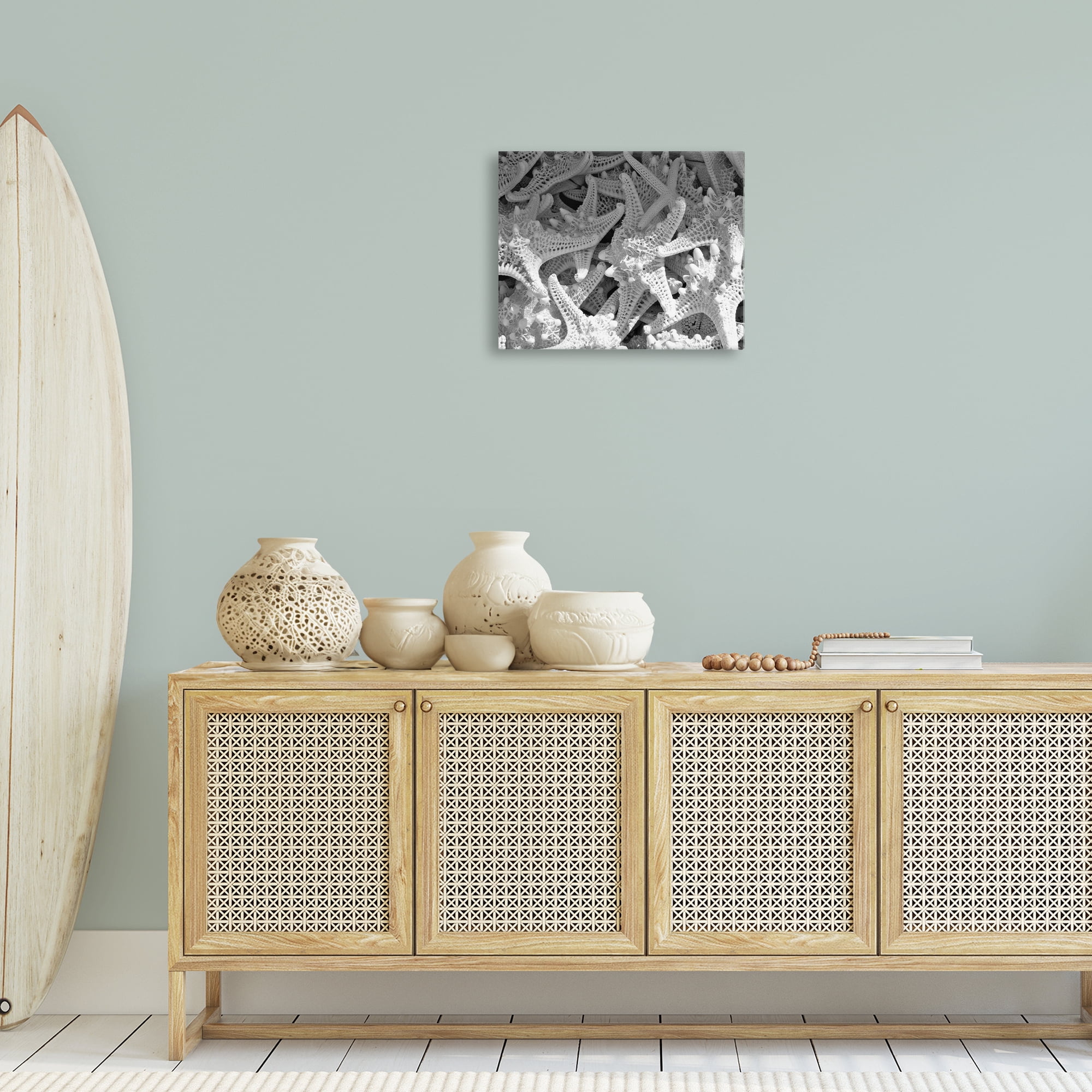 Stupell Industries Nautical Starfish Pile Coastal Photography Gallery Wrapped Canvas Art Print Wall Art, 20 x 16