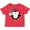Red, variant on Inktastic Penguin Girl Snowflakes Girls Toddler T-Shirt
