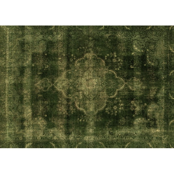 Ahgly Company Indoor Rectangle Abstract Brown Modern Area Rugs, 7' x 10'