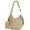 Beige, variant on Puffer Tote Bags Adjustable Shoulder Strap Black