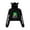 Black, variant on The Headliners Cat ear hoodie with popular pattern casual women's short hoodie sportswear